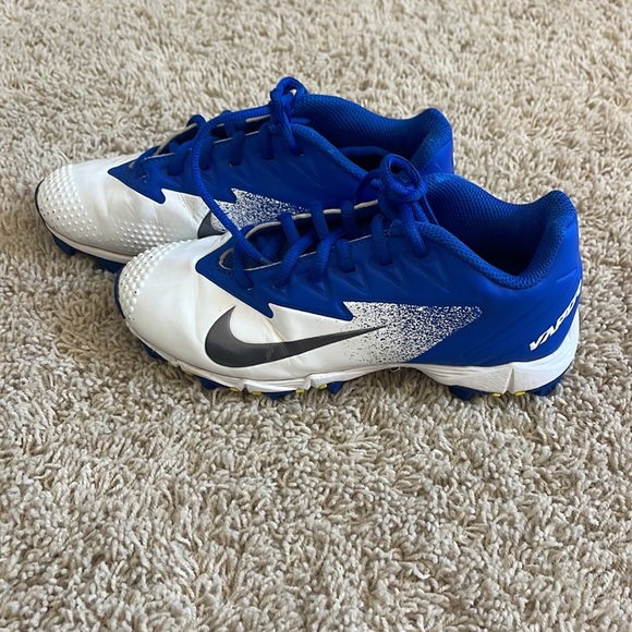 Nike Shoes | Nike Vapor Ultrafly Pro MCS Youth Baseball Cleats - Size 3Y | Color: Blue/White | Size: 3Y | Erfashions's Closet